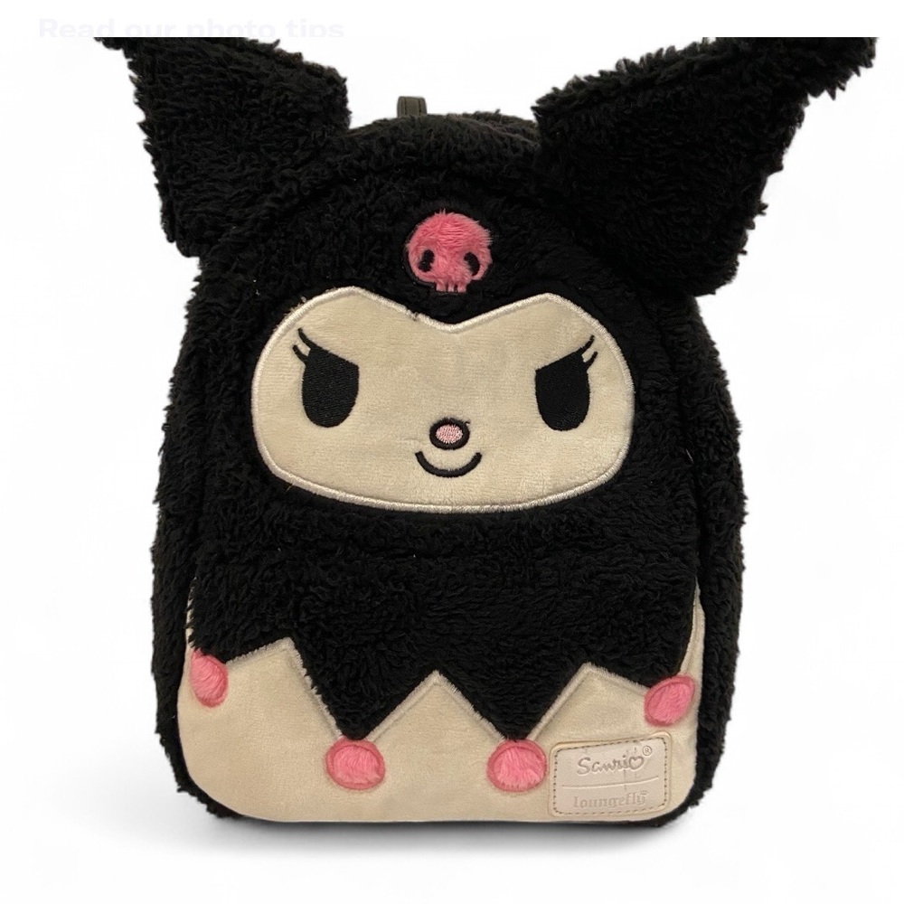 Sanrio Loungefly Kuromi Cream and Pink Mini Backpack